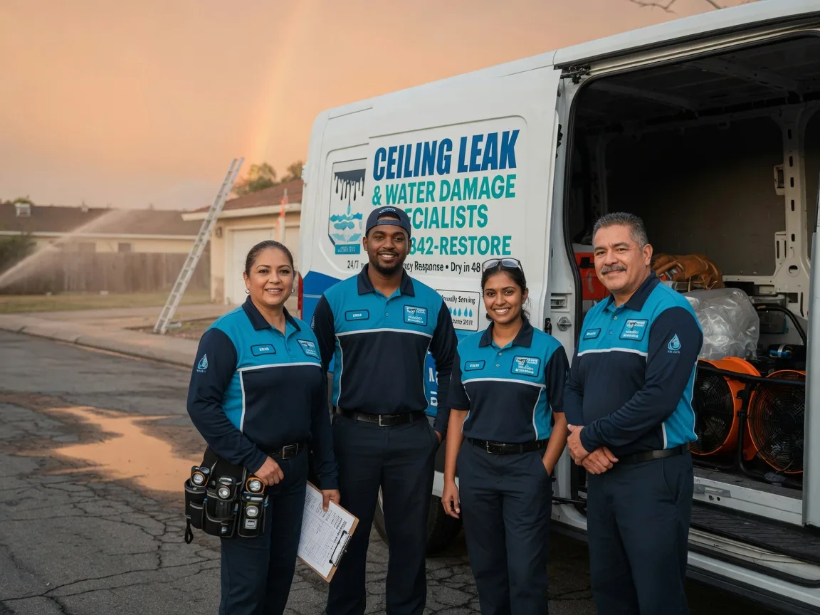 Ceiling Leak Cleanup company in Chinquapin, NC